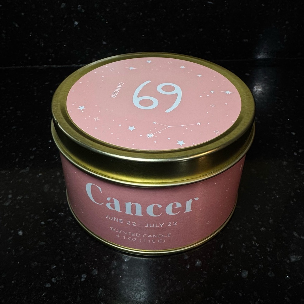 Cancer Zodiac Scented Candle